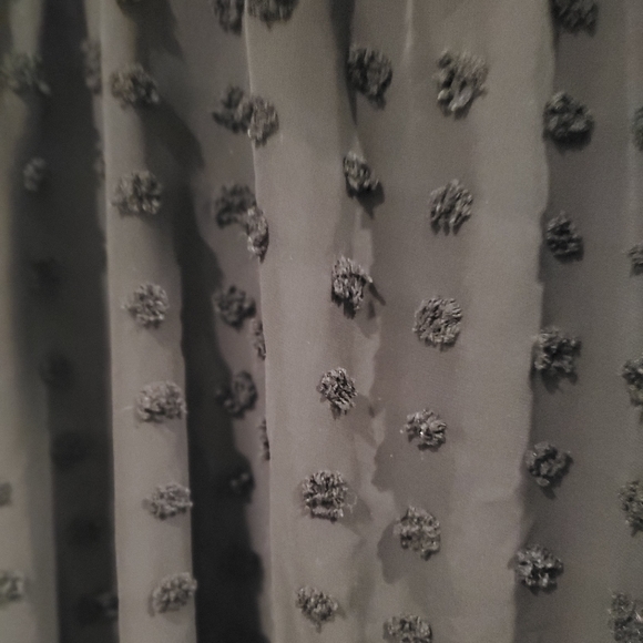 Sweet Wanderer sleeveless black dress with swiss dot design. - Picture 6 of 6